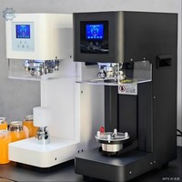 Machine de scellage automatique pour boîtes de conserve, scelleuse de boîtes de conserve, machines de scellage automatiques pour boîtes en plastique