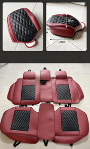 Housses de siège auto universelles, entièrement couvrantes, durables, en cuir Nappa de luxe, pour 90% des berlines et SUV, ensemble comprenant les housses avant et arrière - Product Image 6
