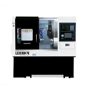 CNC lathe metal turning milling machine CK46DY8 precision cnc machined milled turned aluminum