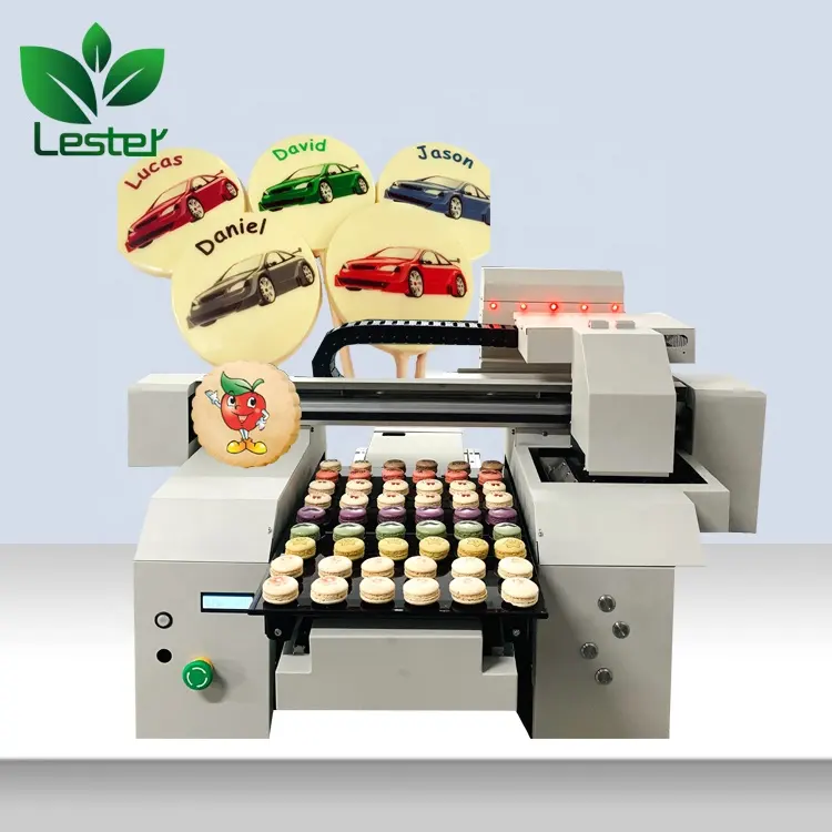 Impresora de inyección de tinta de Chocolate, máquina de impresión rápida de LSTA3-777, funciona de manera estable, comestible, para comida, macarrón
