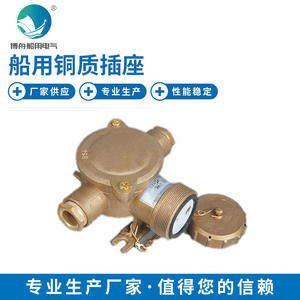 Conector Marino Industrial DCZH202-1 de Alta Corriente, Impermeable IP67, Latón, 4 Tomas de Corriente Alterna para Voltaje Nominal de 125V, Estándares EU/US/CN - Product Image 2