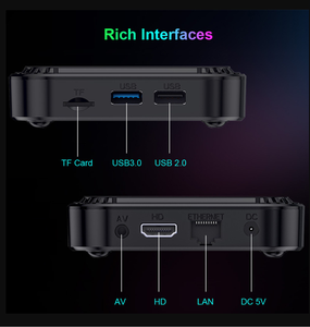 Hicyber กล่องทีวี Ultra HD 8K RK3528 TV98 4GB RAM 64GB ROM Dual Band 2.4G & 5G WIFI Android Smart Media Player - Product Image 5