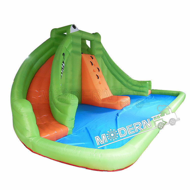 Китайская надувная водная горка для маленьких детей с бассейном