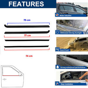 مازدا ، حزام نافذة باب السيارة الخارجي ، أجزاء الجسم الأمامي الأيسر والأيمن - Product Image 2