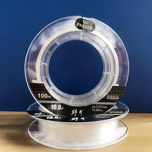 Ligne de pêche Yajin Fluorocarbon Leader 50m 10.0lb, durable, pour eau douce et eau salée - Product Image 5