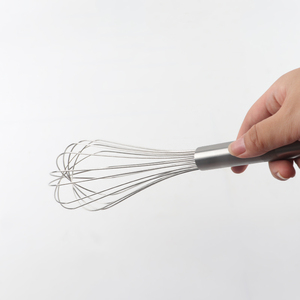 Design innovant couleur argent 82g Cuisine Cuisson Acier Inoxydable Manuel Ballon Mélangeur Batteur À Oeufs De Poche Fil D'acier <span class=keywords><strong>Fouet</strong></span> - Product Image 4