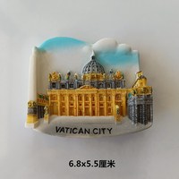 Aimants de réfrigérateur personnalisés en résine 3D, style Paris France, autocollant magnétique de taille moyenne, souvenir touristique pour réfrigérateur