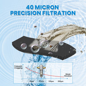 <span class=keywords><strong>Filtre</strong></span> à eau pour toute la <span class=keywords><strong>maison</strong></span> Fonction de lavage à contre-courant en maille d'acier inoxydable Pas besoin de changement de cartouche Un drain de clé - Product Image 3
