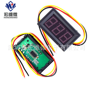 Voltímetro Digital Hw de 0.56 Pulgadas, 3 Cables, CC 0-30V, Protección Contra Inversión de Polaridad, Medición de Voltaje - Product Image 4