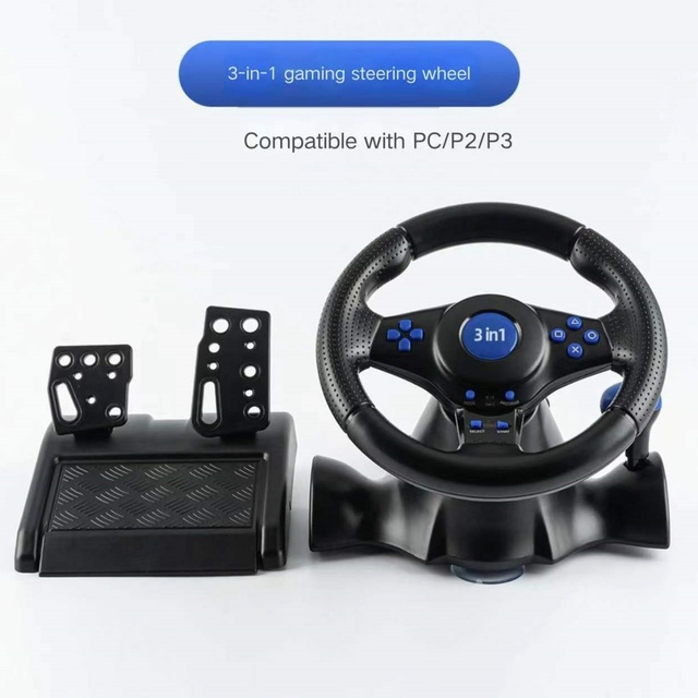 Game Racing Wheel Game Steering Wheel for PC/PS2 Racing Wheel