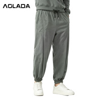 Joggers surdimensionnés personnalisés pour hommes, logo personnalisé, taille élastique, vêtements de sport, pantalons décontractés, pantalons de grande taille