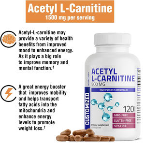 Op Maat Gemaakte Pezo Mega Afslankpillen Bovenlichaam <span class=keywords><strong>L</strong></span> <span class=keywords><strong>Carnitine</strong></span> Poeder Vetverbrander <span class=keywords><strong>Acetyl</strong></span> <span class=keywords><strong>Carnitine</strong></span> Capsule - Product Image 6