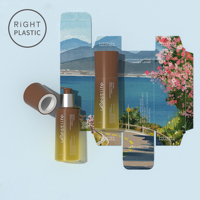 Flacon pulvérisateur compte-gouttes en plastique PETG RiGHT PLASTIC TIF 50/100/120ml, ensemble d'emballages cosmétiques en plastique personnalisés, flacon pour toner, crème, sérum