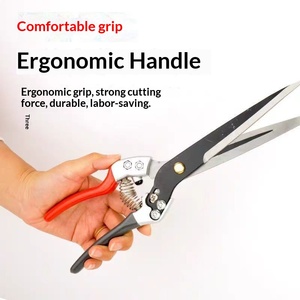 Tijeras Manuales para Cortar Pelo de Animales, con Resorte, para Conejos, <span class=keywords><strong>Perros</strong></span> y Vacas, Tijeras Grandes Hechas a Mano para Lana, Modelo LIANHENONGMU 100420 - Product Image 4