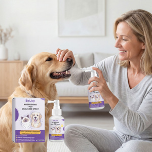 Spray buccal pour animaux de compagnie 50 ml à prix d'usine, élimine la mauvaise haleine, soins dentaires pour chiens - Product Image 3