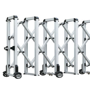 <span class=keywords><strong>Barrière</strong></span> de circulation piétonne rétractable manuelle de garde-corps de route barricade de fonctionnement manuel coulissant pour le contrôle des foules de véhicules - Product Image 4