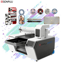 Imprimante UV Jet d'Encre de Bureau A3 avec Positionnement Visuel, Résolution 2880dpi, Prise en Charge des Matériaux Flexibles et des Matériaux en Forme d'Œuf, Impression Automatique d'Étiquettes