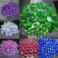 Factory Supply Lab Erstellt Inlay Oval Ringe Starlight Sapphire & Ruby Loose Gem stones