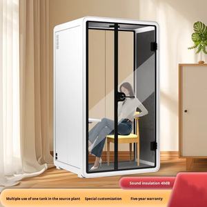 Cabine insonorisée modulaire <span class=keywords><strong>acoustique</strong></span> en aluminium moderne mobile avec fenêtre en verre pour salon - Product Image 4