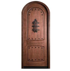 Porte Francesi in Legno Massello Impermeabili Stile Fattoria, Popolari in Nord America, con Porta d'Ingresso Decorativa - Product Image 3