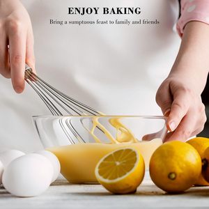 Fouet en acier inoxydable de qualité alimentaire, mini fouet en fil métallique, outils de cuisine polyvalents, gadgets pour mélanger, cuisiner, battre les œufs - Product Image 3