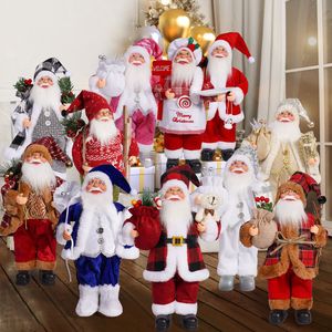 Luxury 12 Inch Santa Claus Doll Xmas Gift Ornaments for Home Holiday Party Window Decoration - Product Image 3