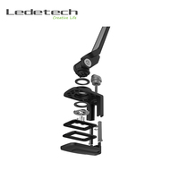Support de tablette à bras longs, en aluminium, pince, accessoires pour téléphone portable