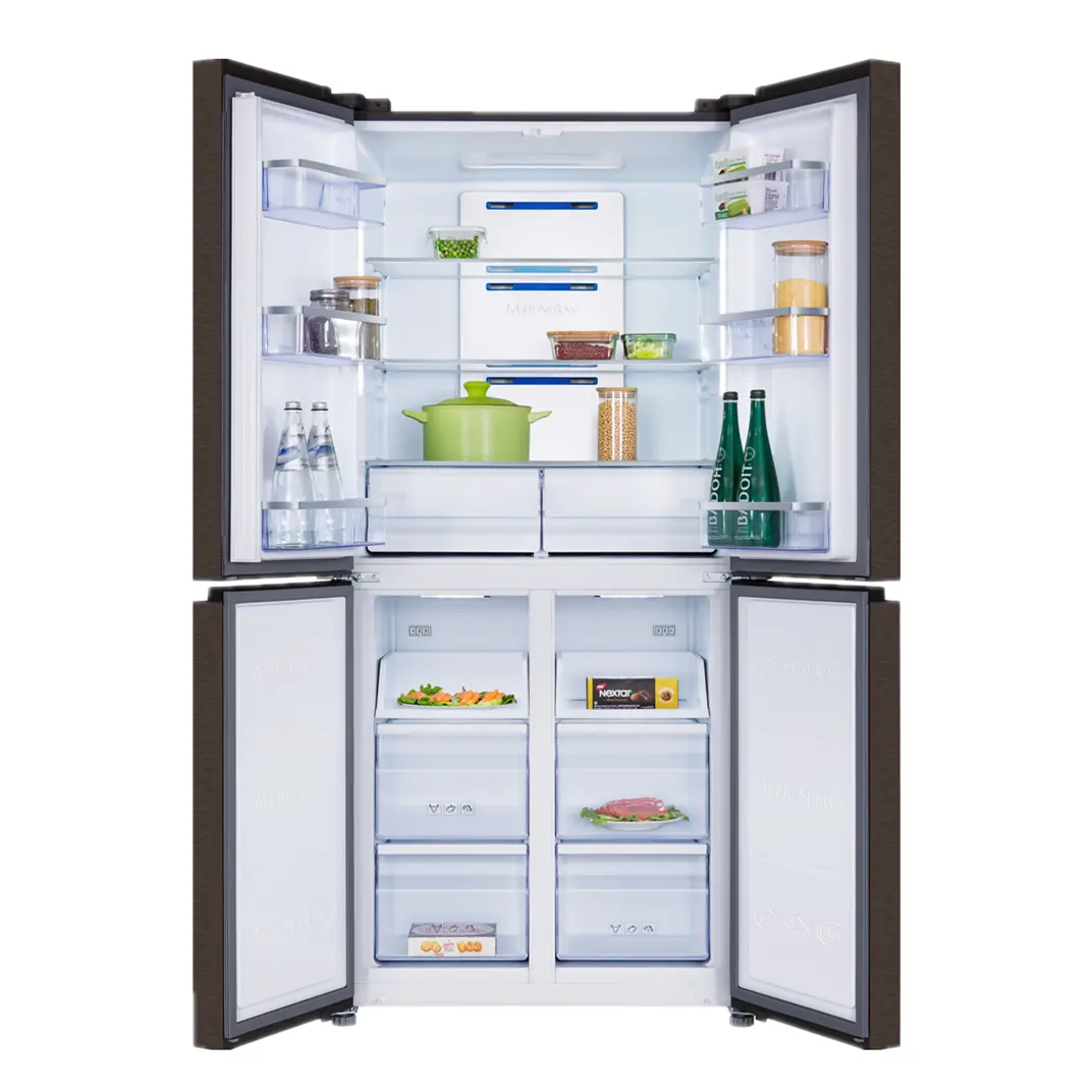 600L BIG SIZE no frost Refrigerators french door white refrigerator 4 doors with inside condenser