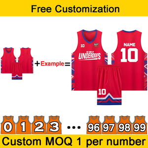 Özel LOGO desen süblimasyon gömlekler yelek pantolon en kaliteli giyim artı boyutu üniforma Set erkek basket topu Jersey - Product Image 3