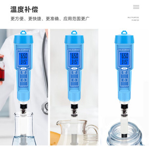 <b>PH</b>-6118 Skin <b>pH</b> <b>Tester</b> Portable Digital Meter With LCD Display For Skin Temperature And Acidity Measurement - Product Image 5