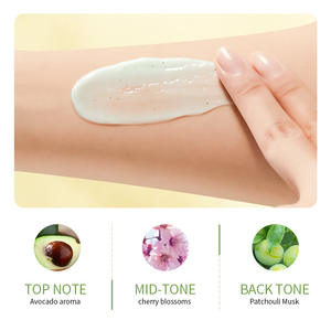 Venta caliente Natural limpieza profunda exfoliante hidratante exfoliante corporal aguacate blanqueamiento aligeramiento cuidado de la piel exfoliante de baño - Product Image 3