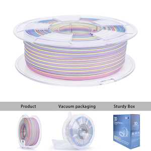 New Ziro Nhiều Màu Sọc Mờ PLA 1.75Mm 1Kg Matte Twist 3D Máy In <span class=keywords><strong>Filament</strong></span> Không Làm Tắc Nghẽn PLA <span class=keywords><strong>Filament</strong></span> - Product Image 6