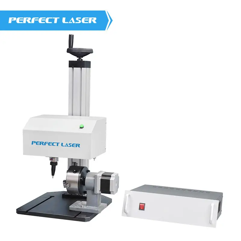 Mesin penanda Peen titik putar murah Laser sempurna untuk pipa/bahan bulat di Arab Saudi