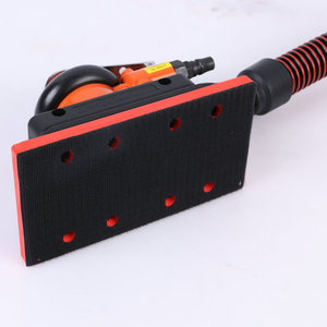 Lijadora orbital de 3 pulgadas con gancho y bucle, empuñadura tipo pistola, escape lateral, carrera de 5 mm, 8000-12000 RPM, herramienta neumática para lijado en seco - Product Image 4