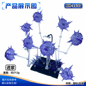 Figuras DE ACCIÓN DE Anime efectos especiales efecto de explosión más soporte escena de batalla MODELO DE PVC DIY decoración artesanías de plástico - Product Image 5