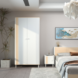 Ensemble complet FF&E pour appartement, série Barton, design à coins arrondis, finition grain de bois blanc, pour les soumissionnaires de logements nationaux et de logements sociaux - Product Image 6