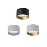 Plafonnier encastré LED 8W 12W 15W pour intérieur, café, magasin, maison, en aluminium