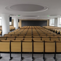 Chaise et bureau pliés de salle de conférence de salle de conférence de salle de classe de mobilier scolaire d'université