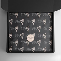Poire des neiges 17g personnaliser votre logo feuille d'or Logo papier d'emballage en tissu LOGO imprimé vêtements chaussures papier d'emballage cadeau
