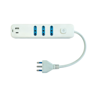 Multiprise italienne avec 6 prises USB-C, rallonge de 16A