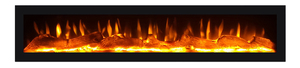 Chimenea Eléctrica Decorativa Moderna Integrada Longhua Flame de 40 Pulgadas Sin Calefactor - Product Image 3