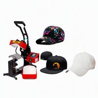 Machine de presse à chaud manuelle pour casquettes, idéale pour le transfert thermique et le DIY – Nouveauté usine en promotion