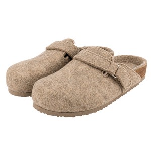 Good Quality Ladies' Wool Blend Felt Clogs <b>Slip</b> On Closed Toe EVA Sole Warm Comfort Slippers for Autumn Winter Indoor Wear - Product Image 1