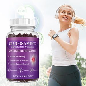 OEM ekstra güç eklem desteği SoftGels doğal <span class=keywords><strong>Glucosamine</strong></span> <span class=keywords><strong>Chondroitin</strong></span> <span class=keywords><strong>MSM</strong></span> ve Elderberry SoftGel şeker 60 adet Gummies - Product Image 6