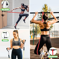 Bande de Résistance en Latex Naturel Unique pour Traction, Épaisseur 4,5 mm, Élastique, pour Équipement de Gymnastique à Domicile, Entraînement de Force et Physique