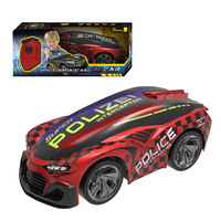 Voiture RC personnalisée 2,4 GHz 4 canaux à changement de voix, fonction d'envoi vocal à une touche, jouet acrobatique pour enfants, son et lumières intérieurs/extérieurs, cadeau