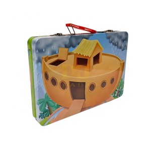 Kinderen Jongens Speelgoed Opslag Cadeau Handvat Doos Bordspel Kaart Bouwsteen Ijzeren Doos Duurzame Roestbestendige Veiligheidscertificering - Product Image 1