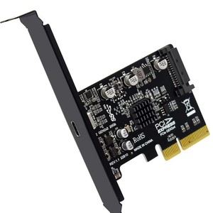PCI-Express 4X auf Typ C USB 3.2 Gen 2 Interne Erweiterungs karte 20 Gbit/s <span class=keywords><strong>ASM3242</strong></span> - Product Image 2