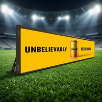 Écran LED périmétrique extérieur Bustone HD couleur intégrale 960x960mm pour terrains de football, affichage publicitaire résistant aux chocs pour événements sportifs MBA