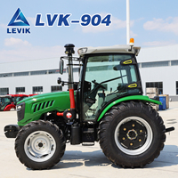 Tracteur agricole à roues 90 CV 4x4 certifié CE, idéal pour la culture en verger, vignoble et petites exploitations agricoles - Vente chaude